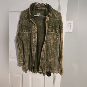 Pilcro Green Utility Jacket Anthropologie